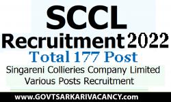 SCCL Junior Assistant Vacancy 2022: Apply online for Junior Assistant Grade II (External) posts